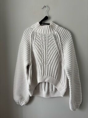 Free people Sweater white small cotton